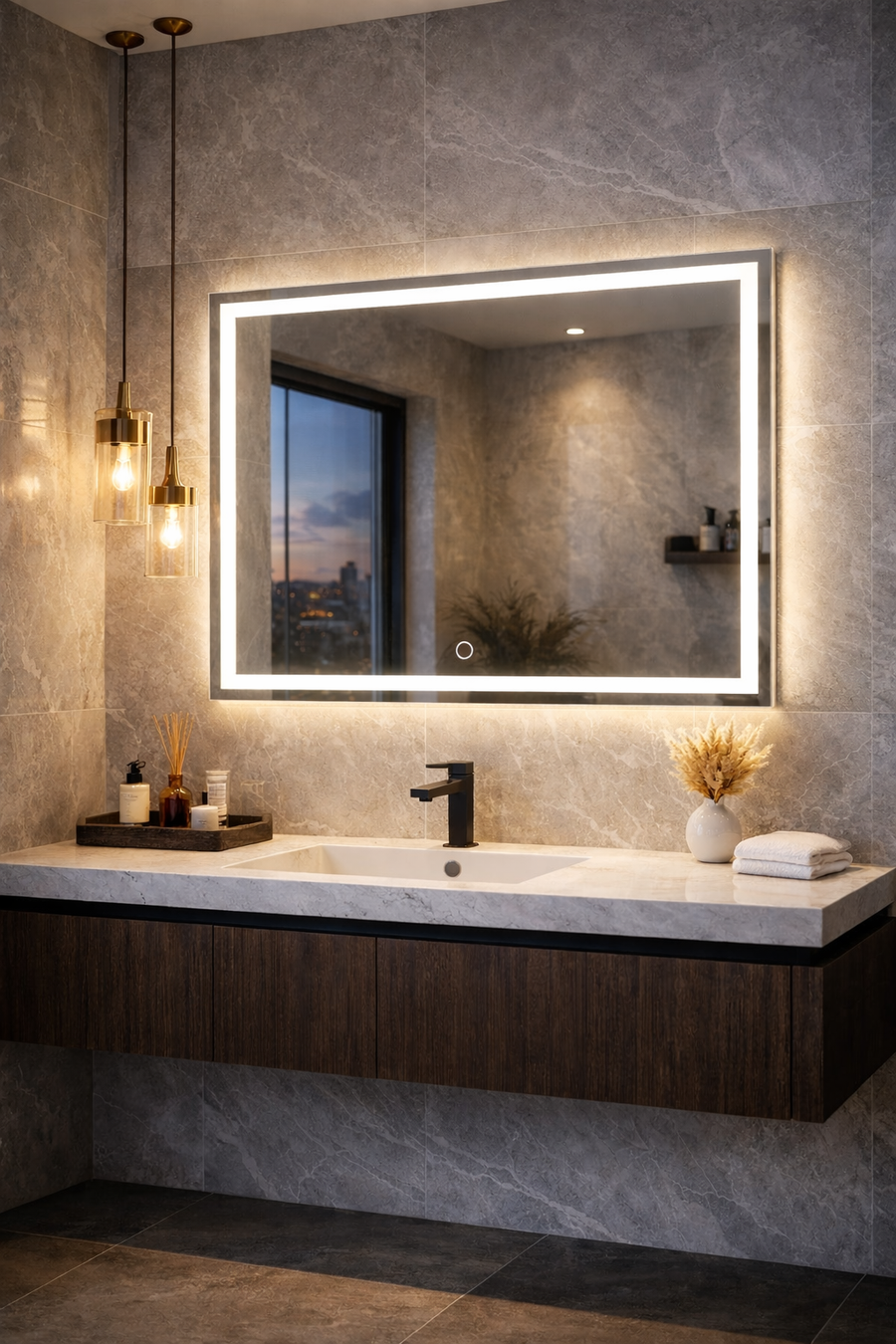 Rectangular LED Mirrors