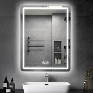 AURA GLOW Rectangular LED Bathroom Mirror