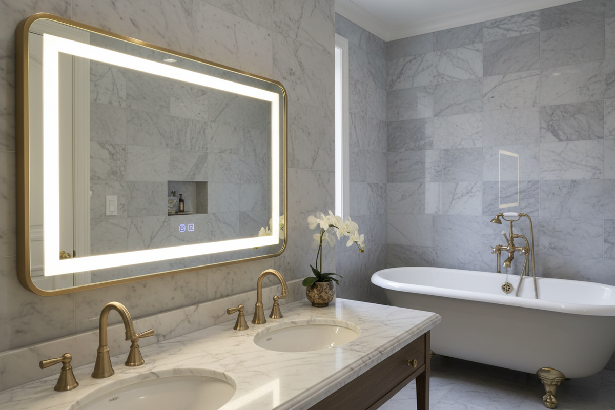 LED Bathroom Mirrors with Lights