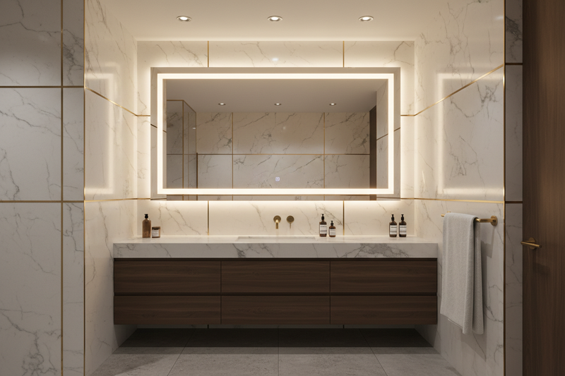 AURA mirror in a customer home