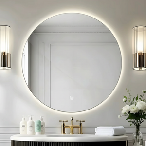 AURA HALO Round Backlit LED Bathroom Mirror
